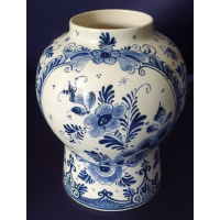 Dekselvaas. Delft Gouda Holland